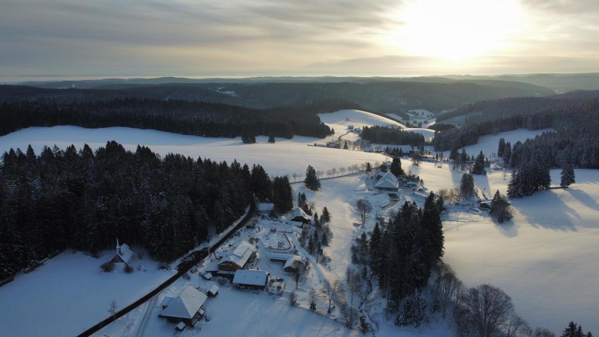 Hoehengasthaus Kolmenhof An Der Donauquelle Furtwangen Luaran gambar