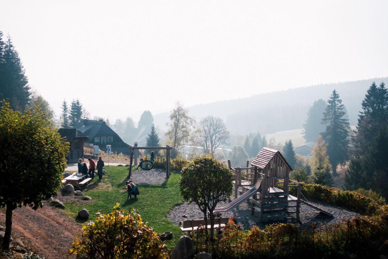 Hoehengasthaus Kolmenhof An Der Donauquelle Furtwangen Luaran gambar